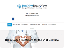 Tablet Screenshot of healthybrainnow.com